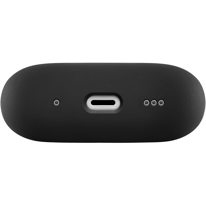 Чехол защитный Airpods Pro 2 Touch Silicone  Case, 0,8 мм, силиконовый, Черный